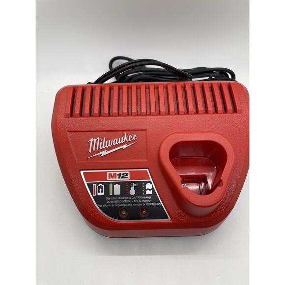 Milwaukee M12 Lithium-ion Battery Charger 48-59-2401 Great Condition - Picture 1 of 7